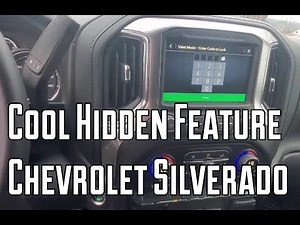 Cool Hidden Feature on 2016-2021 Chevrolet Silverado Trucks. #Chevrolet #Silverado