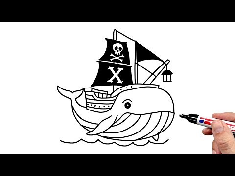 How to Draw Captain Moby