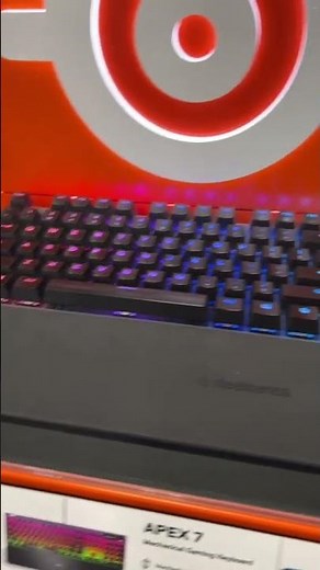 #shorts I have never seen a store display with every keycap #steelseries #gamingkeyboard #gaming