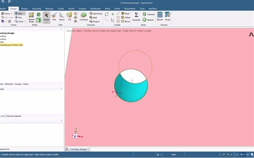 ANSYS前处理直接建模软件SpaceClaim之显示(一)
