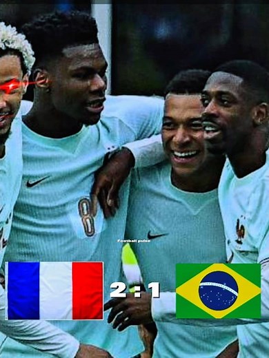 Brazil vs France 🤯 ￼ watch until then and 💀