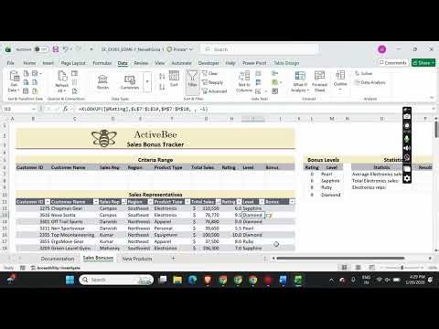 Shelly Cashman Excel 365 | Module 6: End of Module Project 1 ActiveBee #shellycashman