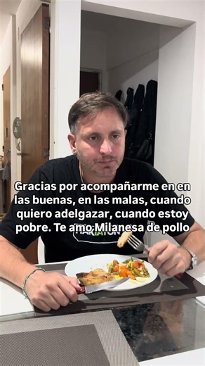 Amo la milanesa de pollo