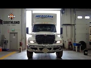 Idealease 28ft Box Truck With Power Lift Gate | International HV Chassis