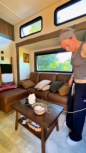 perks of living in a trailer is that the reset never takes long #trailer #trailerliving #vanlife #sundayreset #reset | Liv Waters