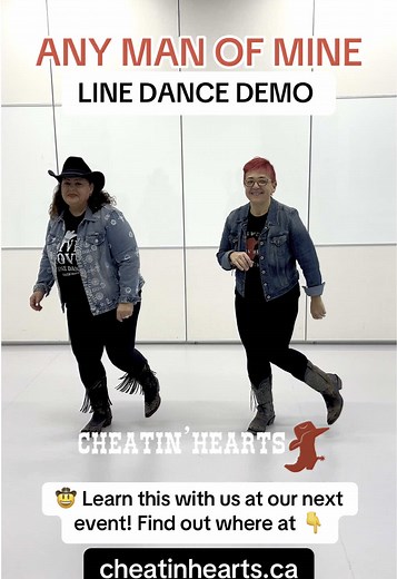 Any Man of Mine Line Dance Demo Tutorial