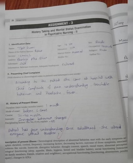 History Taking And Mental Status Examination In Psychiatry Nursing 2