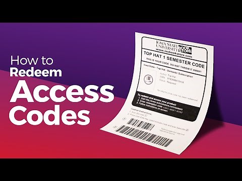 How to Redeem Access Codes Purchased at the ISU Book Store