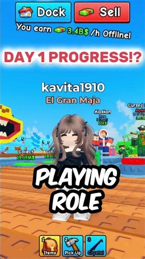 HOW TO Beat Roll a Fisherman in 1 Day?! 🎣 (Rebirth 5 + Gran Maja) #roblox #gaming #rollafisherman