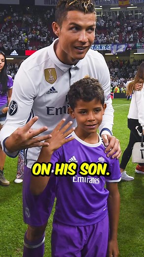 cr7 wants cris jr to be great no matter what🫡 #football #soccer #cristianoronaldo