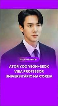 From famous actor to university professor 👏Yoo Yeon-seok #YooYeonSeok #HospitalPlaylist #KdramaNews