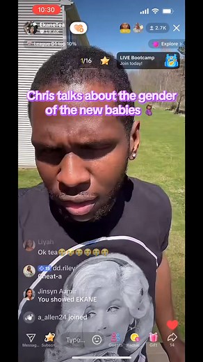 Ekane Chriss gender reveal on the way Yall think theyll live stream it #ekanelive #ekane #ekaneandchris #fyp | Ekane live
