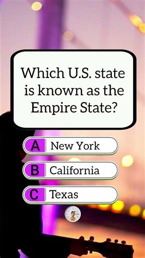 🇺🇸 Do you know which U.S. state is called the Empire State? 🤔 #quiz #trivia #shorts #usashorts #usa