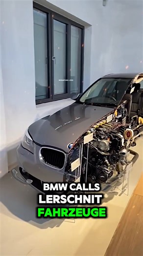 Why are some BMW Cars Deliberately Cut Into Two Parts? #automobile #carrestoration #shorts
