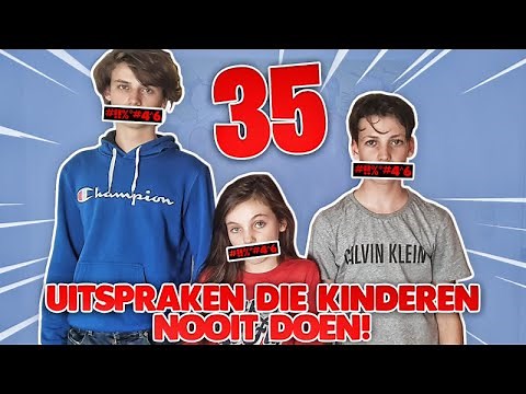 35 THINGS KIDS NEVER SAY with HUGO and TOBIAS - Bibi