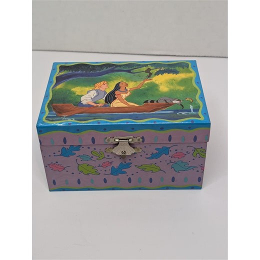 Disney Pocahontas Musical Jewelry Box Kreisler Just Around the River Bend Vintg - Etsy