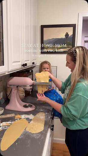 IN LOVE with homemade pasta and it’s so fun to make 😻 #relatable #momlife #stayathomemom #routine #dailyvlog #militaryfamily #militarywife #relatablemom #realisticvlog #sandiego #sandiegomom | K a T I E