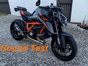 KTM 1390 super Duke SC Project & Austin Racing V3 Exhaust Sound test