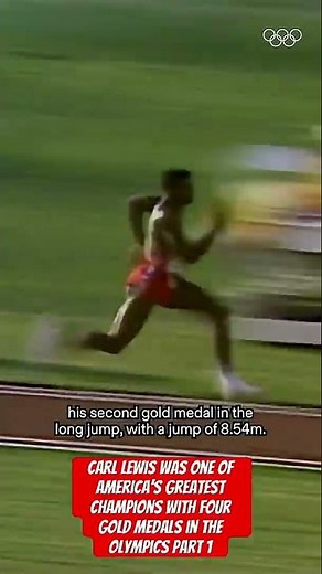 Carl lewis was one of America’s greatest champions with four gold medals in the olympics part 1