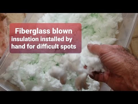 Blown insulation without a blowing machine