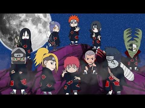 Akatsuki is now assembled (chibi)