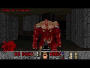 Doom 2 1994 play-through - Level 11: Circle of Death / 'O' of Destruction