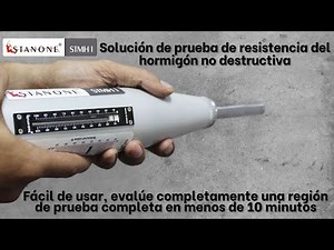 STMH1 Martillo de prueba de hormigón de rebote | Estándares | Cómo utilizar