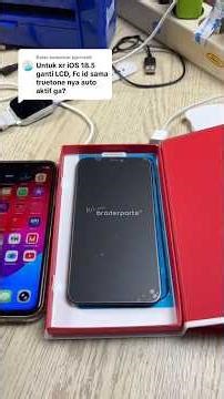 Ganti lcd iPhone XR truetone face id tetap aktif? #iphonexr #lcdiphonexr #lcdiphone #braderparts