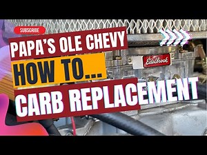 How to replace your carburetor… 78 Chevy c10 Small Block 350. #squarebodynation #cammed