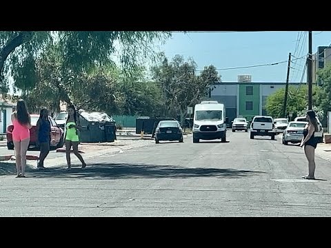 27th Ave Phoenix Arizona Cruise Day and Night | Homeless Camp Downtown Phoenix