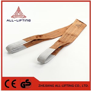 [Hot Item] 6t Double Flat Eye to Eye Lifting Belt Polyester Webbing Sling