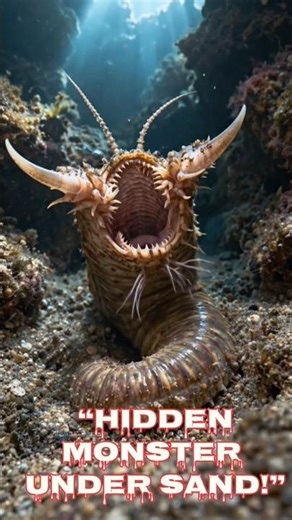 Bobbit Worm Attack 😱 | Deadliest Hidden Predator in the Ocean