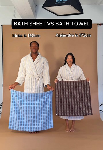Oasis Bath Sheets vs Bath Towels: Size Comparison