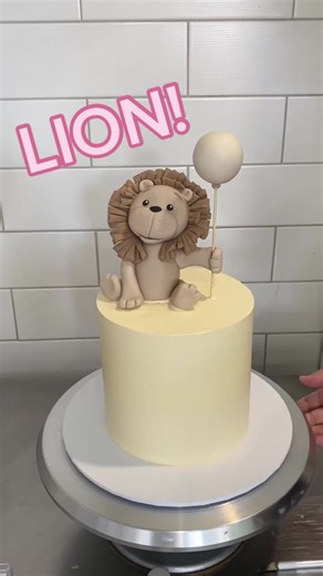 Lion Cake Designs for 1st Birthdays