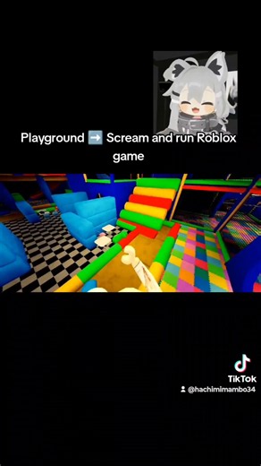 Scream and run game Roblox #roblox #playground #clown
