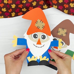 8.8K views · 356 reactions | ‍ Gnome Scarecrow Craft ✂️ Get the template on the blog | Simple Everyday Mom | Facebook