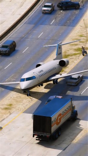 Plane engine fire makes Perfect Landing on Highway