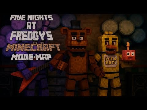 MCPE | MINECRAFT FNAF MODE + MAP!! 