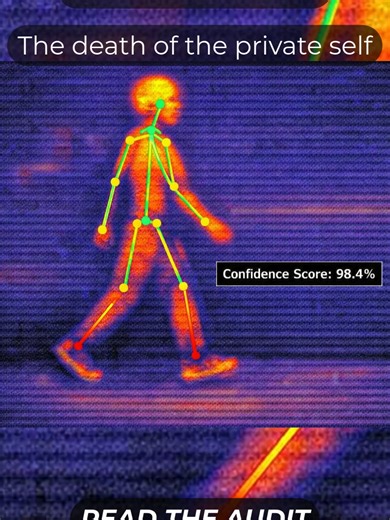 6 of 8 THE DEATH OF THE PRIVATE SELF 👤 A Forensic Audit of the Digital Twin There is a version of you being built right now that you have never agreed to. Not a record of your past. Not a file of your transactions. A predictive model — a simulation of your future behavior, built from your biological patterns, your movement rhythms, your keystroke dynamics, your purchase history, your social responses. A Digital Twin that the system uses to decide, before you have made a choice, whether your pre