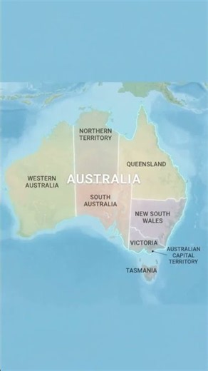Australia Map Explained 🇦🇺 | States, Territories & Major Cities | Geography