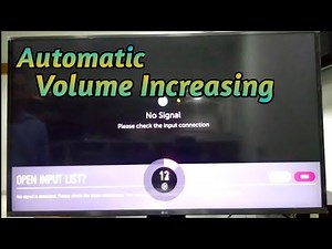 Automatic Volume Increasing LG LED Smart TV