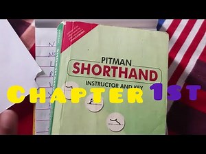 Chapter 1 Pitman Shorthand Basic part 1