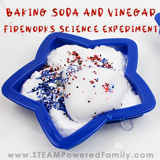 Baking Soda and Vinegar Fireworks - Measuring Chemical Reactions