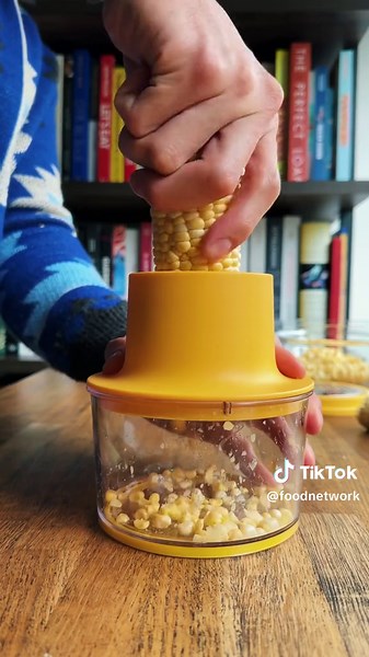 no kernel is left behind with this corn stripper 🌽