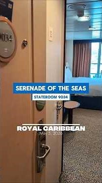 Serenade of the Seas Cabin 9034 🚢 A Spacious Balcony Room Tour You Need to See! 👀 #royalcaribbean