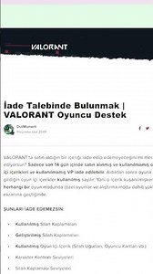 How to refund SKIN in Valorant?