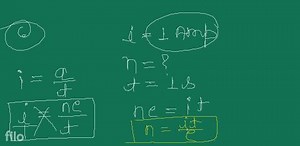 (a) The rate of flow of free electrons in a conductor wire is c... | Filo