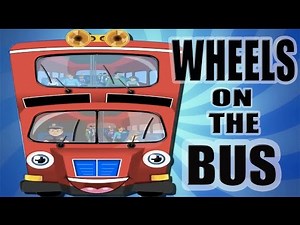The Wheels on the Bus go round and round in Romanian+ more| International Nursery Rhymes