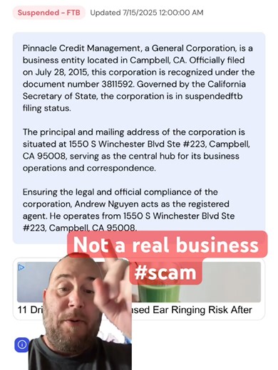 Credit Repair SCAM #pinnaclecreditrepairscam #pinnaclecreditrepair #pinnaclecreditmanagement