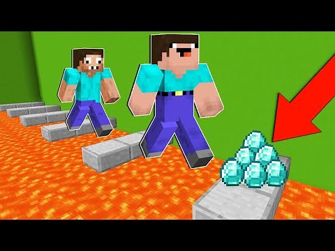 NOOB AND PRO MINECRAFT CHALLENGES! NOOB AND PARKOUR TROLLING TRAP IN MINECRAFT Duck Play